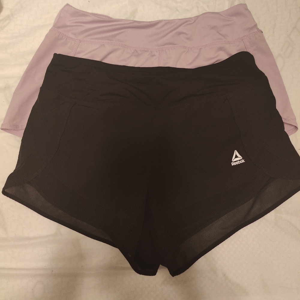 Rebook running shorts bundle